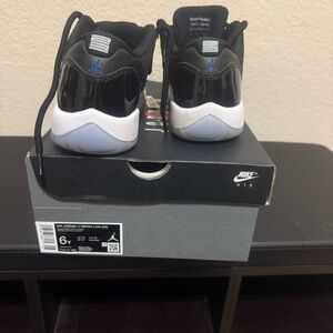 Nike Air Jordan 11 Retro Low Kids Shoes - Black and White